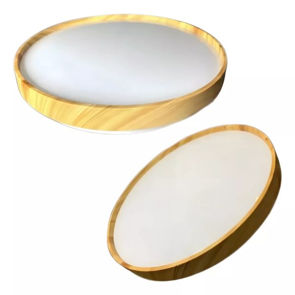 Plafon Redondo Madera 48W