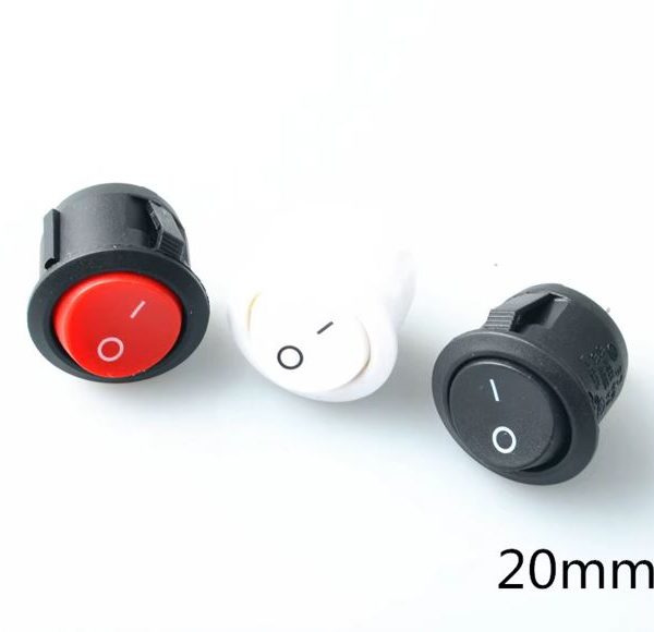 Interruptor De Botón Circular 220V