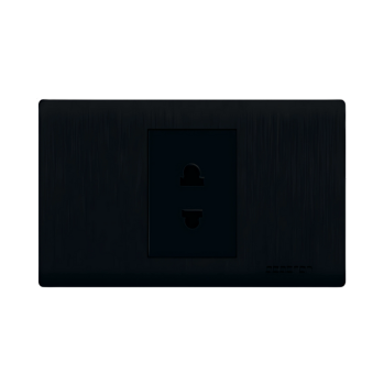 Tomacorriente Simple Empotrar - Platinium